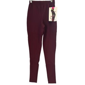 NWT Woman with Control Burgundy Leggings Size XXST